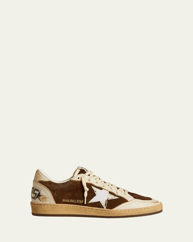 Ball Star Suede Bi-Color Sneakers